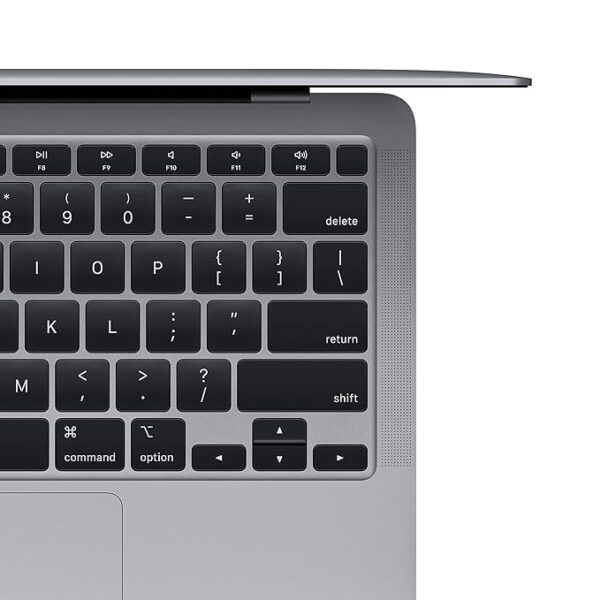 Apple MacBook Air Laptop: Apple M1 chip, 13.3-inch/33.74 cm Retina Display, 8GB RAM, 256GB SSD Storage, Backlit Keyboard, FaceTime HD Camera, Touch ID. Works with iPhone/iPad; Space Grey