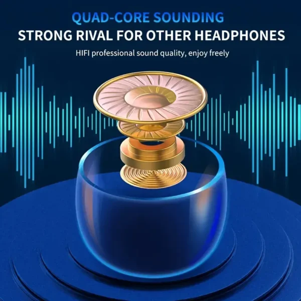TWS Wireless Earbuds, Stereo Sound Headphones, Sport Headset, In Ear Earphones with LED Display Charging Bin F9 Tws In-Ear Hi-fi Stereo Wireless Earphone Wireless Earbuds Sports Life Headphones Gaming Headset for iPhone Android, Gifts for Man Women