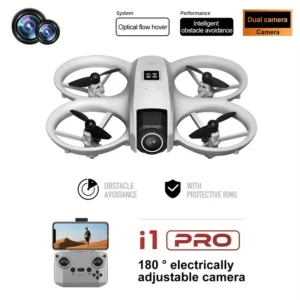 PRO 4K Dual-Camera Drone, 180° Camera Steering, Dual Batteries, Intelligent Obstacle Avoidance, Optical Flow Positioning, 360° Roll, Gyroscope - oxbig mart 9
