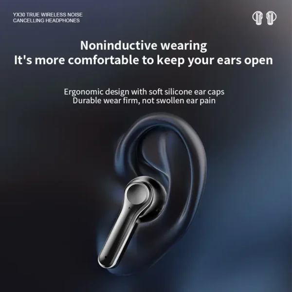 Touch Screen ANC Active Noise Cancellation Wireless Earphone TWS - OXBIG MART 8
