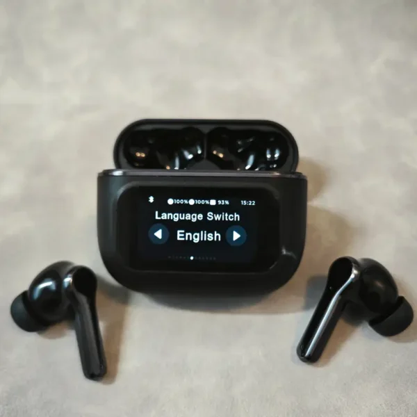 Touch Screen ANC Active Noise Cancellation Wireless Earphone TWS - OXBIG MART 8